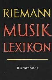 Cover von Riemann Musiklexikon