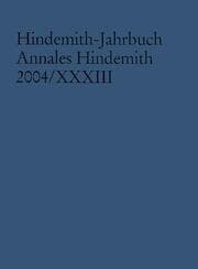 Cover von Hindemith-Jahrbuch