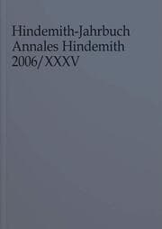 Cover von Hindemith-Jahrbuch