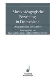 Cover von Musikpädagogische Forschung in Deutschland