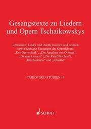 Cover von Gesangstexte zu Liedern und Opern Tschaikowskys
