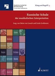 Cover von Russische Schule der musikalischen Interpretation