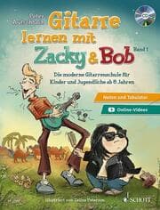 Cover von Gitarre lernen mit Zacky & Bob 1