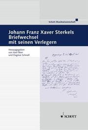Cover von Johann Franz Xaver Sterkels Briefwechsel mit seinen Verlegern