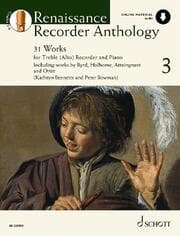 Cover von Renaissance Recorder Anthology 3