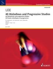Cover von 40 Melodious and Progressive Studies