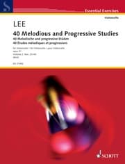 Cover von 40 Melodious and Progressive Studies