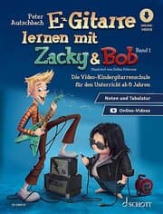 Cover von E-Gitarre lernen mit Zacky & Bob 1