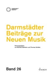 Cover von Darmstädter Beiträge zur neuen Musik