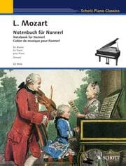 Cover von Notenbuch für Nannerl