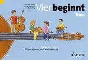 Cover von Vier beginnt Bass - Kontrabass