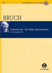 Cover von Concerto No. 1 for Violin and Orchestra in G minor/g-Moll, Op. 26