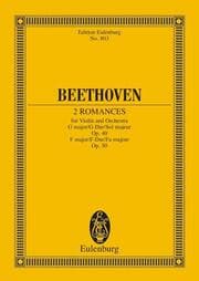 Cover von 2 Romanzen G-Dur und F-Dur