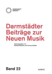Cover von Darmstädter Beiträge zur neuen Musik