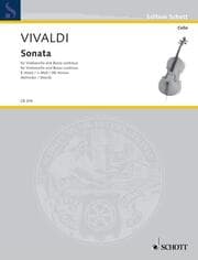 Cover von Sonata e-Moll