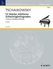 Cover von 12 Stücke mittleren Schwierigkeitsgrades