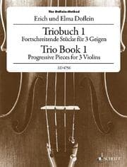 Cover von Fortschreitende Stücke für drei Geigen/Progressive Pieces for three Violins