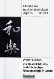 Cover von Zur Geschichte des buddhistischen Ritualgesangs in Japan