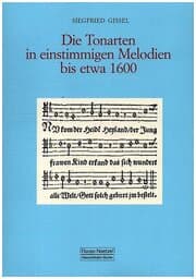 Cover von Die Tonarten in einstimmigen Melodien bis etwa 1600