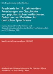 Cover von Psychiatrie im 19. Jahrhundert