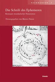 Cover von Die Schrift des Ephemeren