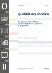 Cover von Die doppelte Schwachstelle: Fehlerhäufigkeit und Corrections Management