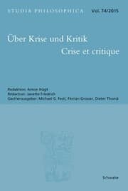Cover von Über Krise und Kritik - Crise et critique
