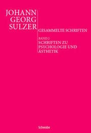 Cover von Schriften zu Psychologie und Ästhetik