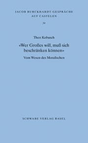 Cover von 'Wer Großes will, muß sich beschränken können'