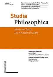 Cover von Neues zu Marx / Des nouvelles de Marx