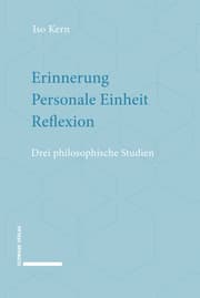 Cover von Erinnerung - Personale Einheit - Reflexion