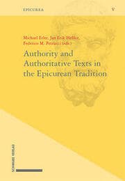 Cover von Authority and Authoritative Texts in the Epicurean Tradition