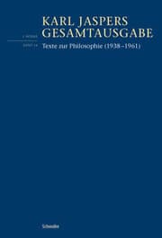 Cover von Texte zur Philosophie (1938-1961)