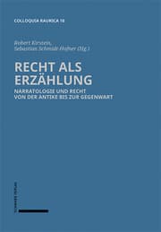 Cover von Recht als Erzählung