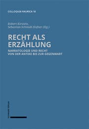 Cover von Recht als Erzählung
