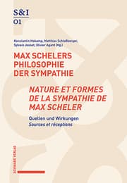 Cover von Max Schelers Philosophie der Sympathie / Nature et formes de la sympathie de Max Scheler