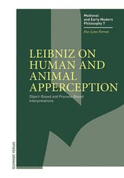 Cover von Leibniz on Human and Animal Apperception