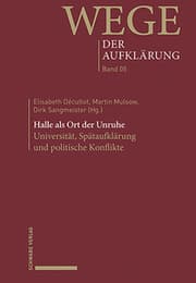 Cover von Halle als Ort der Unruhe
