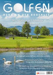 Cover von Golfen rund um den Bodensee 2018