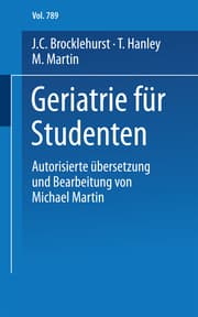 Cover von Geriatrie für Studenten
