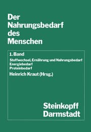 Cover von Der Nahrungsbedarf des Menschen