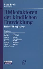 Cover von Risikofaktoren der kindlichen Entwicklung