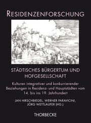 Cover von Städtisches Bürgertum und Hofgesellschaft