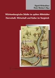 Cover von Württembergische Städte im späten Mittelalter