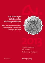 Cover von Rottenburger Jahrbuch für Kirchengeschichte 32/2013
