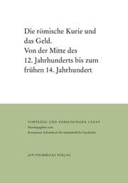 Cover von Die römische Kurie und das Geld