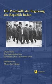 Cover von Die Protokolle der Regierung der Republik Baden
