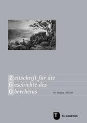 Cover von Zeitschrift für die Geschichte des Oberrheins