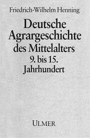 Cover von Deutsche Agrargeschichte im Mittelalter