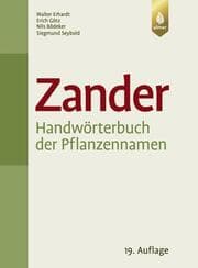 Cover von Zander - Handwörterbuch der Pflanzennamen